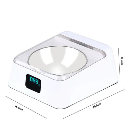 Intelligent Automatic Feeder, Stainless Steel Infrared Sensor Automatic Induction Bowl for Pets 350ml USB Charging Sensor Feeder Suitable