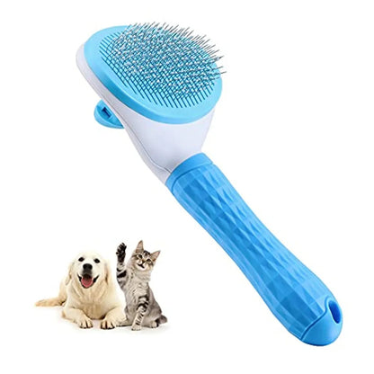 Cat Dog Brush 3-in-1 Set Combs in Short and Long Hair Fur Comb Detangler Undercoat Brush Undercoat Dog Brush Gray