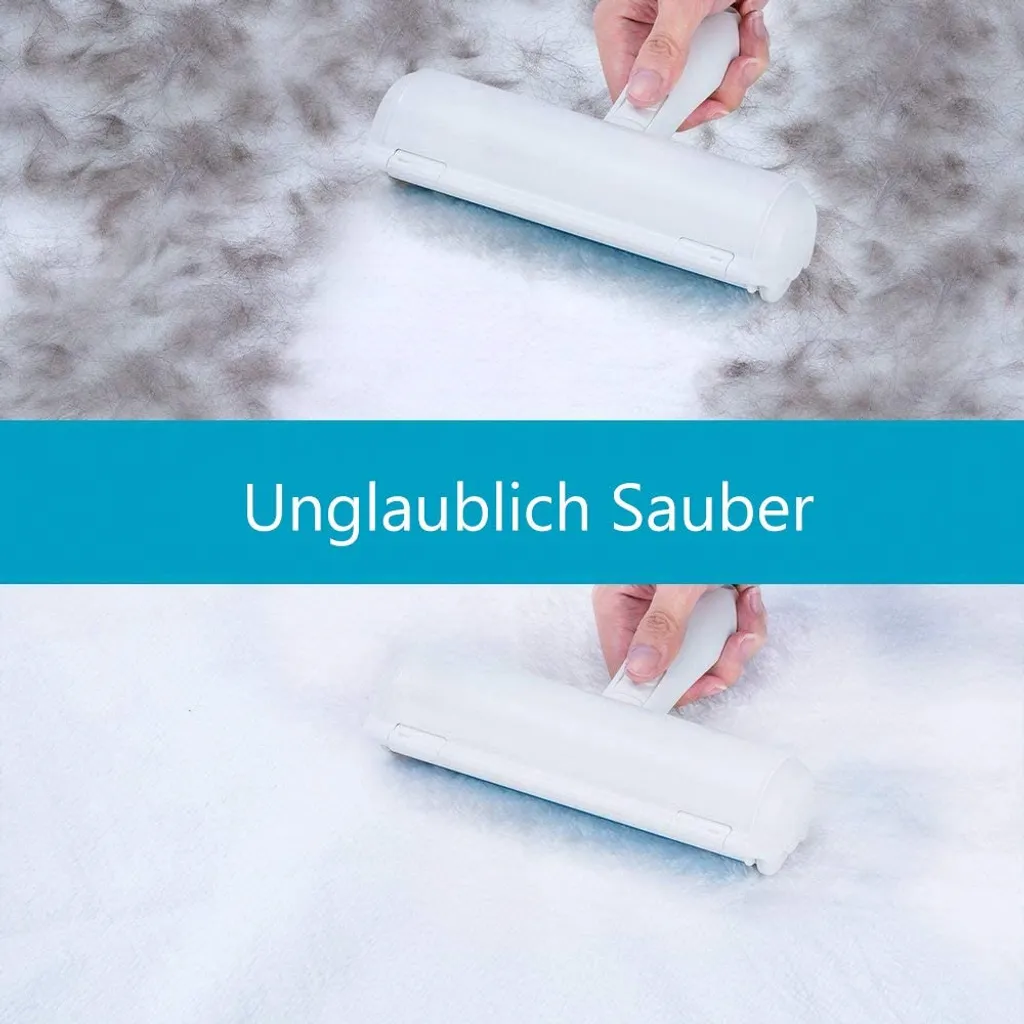 Pet hair remover, lint roller, lint brush, reusable