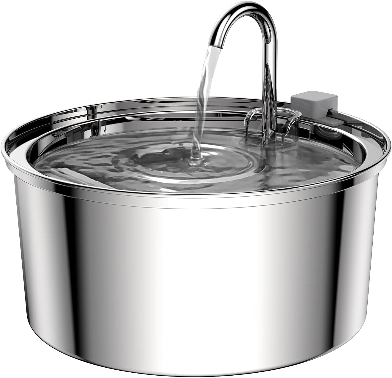 3.2L cat fountain,automatic drinking fountain for cats and dogs,ultra quiet water fountain for cats,dog water dispenser stainless steel for cats,dogs