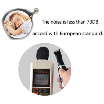 Dog clipper, cordless low noise electric pet trimmer, dog grooming hair clipper for trimming hair around paws, torso