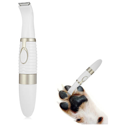 Dog clipper, cordless low noise electric pet trimmer, dog grooming hair clipper for trimming hair around paws, torso