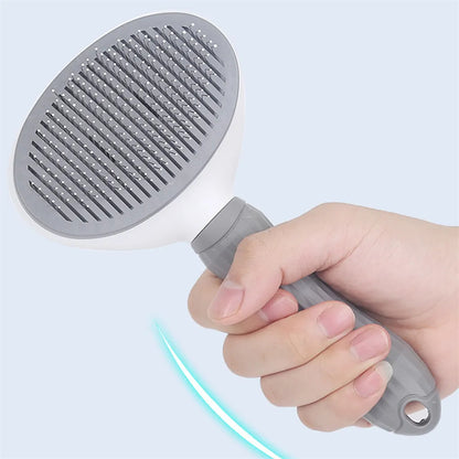 Cat Dog Brush 3-in-1 Set Combs in Short and Long Hair Fur Comb Detangler Undercoat Brush Undercoat Dog Brush Gray