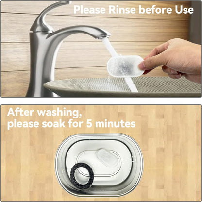 Replacement Filter for 3.2L Stainless Steel Cat Water Fountain Ultra Quiet Pet Fountain Pack of 8 (Carbon Filter + Foam Filter)