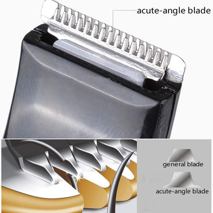 Dog clipper, cordless low noise electric pet trimmer, dog grooming hair clipper for trimming hair around paws, torso