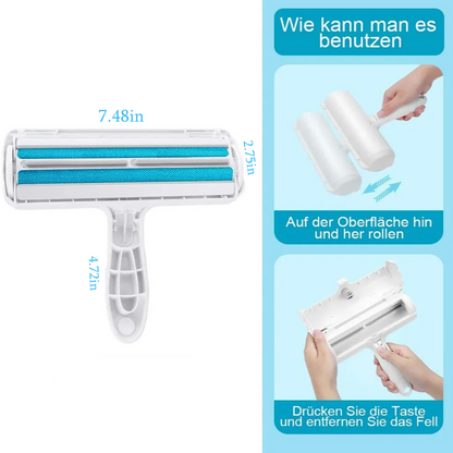Pet hair remover, lint roller, lint brush, reusable