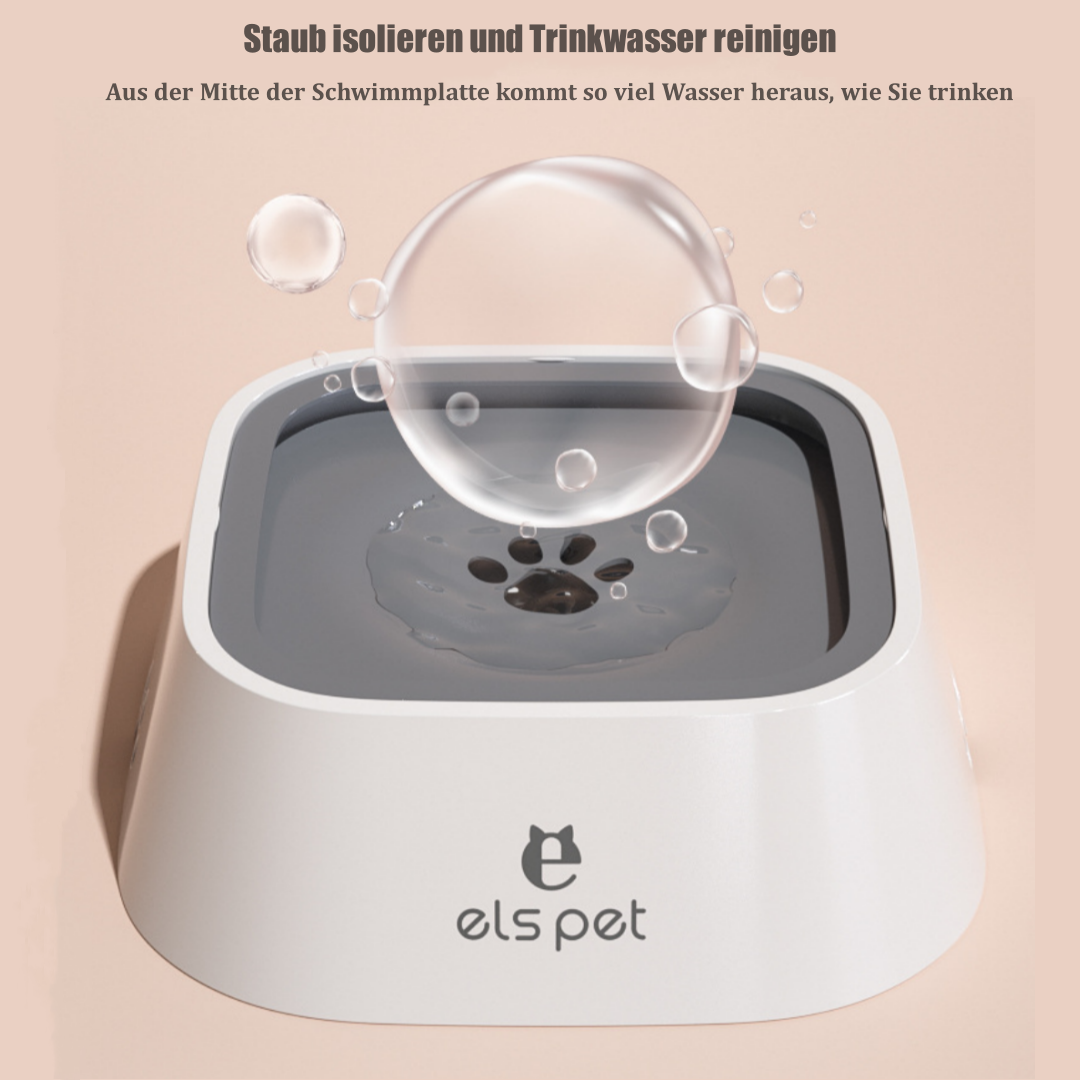 1L Water Bowl for Dogs and Cats Leak-proof Bowl Pet Drinking Bowl Drinking Fountain Pet Automatic Water Dispenser