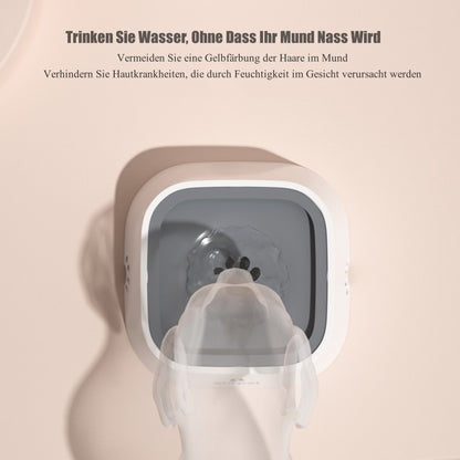 1L Water Bowl for Dogs and Cats Leak-proof Bowl Pet Drinking Bowl Drinking Fountain Pet Automatic Water Dispenser