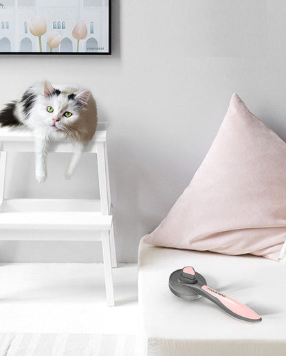 Pet dog brush, cat brush, pet brushes, hair remover pet brush for long hair and short hair, clean pet hair from the brush